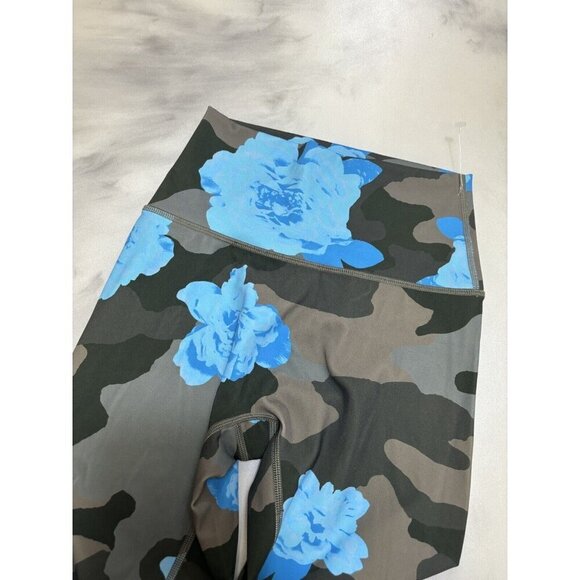 Aerie Offline Goals High Rise 7/8 Leggings Camo Floral Blue size Small NWOT - Picture 4 of 10